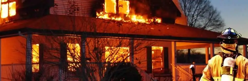 fire damage repair emergency response at a residential property affected by an active house fire in Clearwater, FL